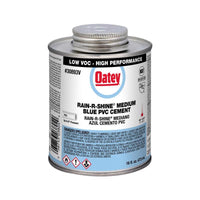 Oatey Rain-R-Shine Blue Cement For PVC 16 oz