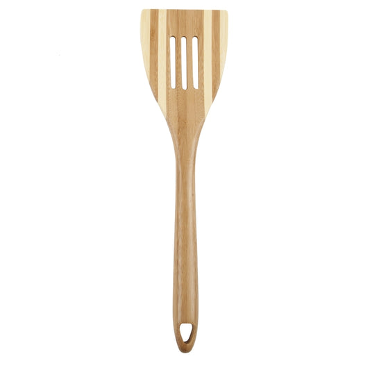Core Kitchen Pro Chef 12 in. L Beige Bamboo Slotted Spatula