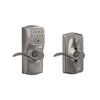 Schlage Satin Nickel Steel Electronic Keypad Entry Lock - Open Box