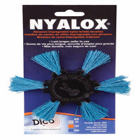 Dico Nyalox 4 in. D X 1/4 in. Aluminum Oxide Wheel Brush Mandrel Mounted Flap Brush 240 Grit 1 pc