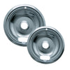 Range Kleen Steel Drip Bowls 8 in. W X 8 in. L