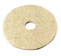 3M Natural Blend 20 in. Dia. Non-Woven Natural/Polyester Fiber Buffer Pad Tan (Pack of 5) - Open Box