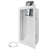 Deflect-O 4.25 in. L X 4 in. D Silver/White Aluminum Dryer Venting Box (Pack of 2)