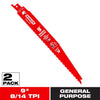 Diablo Demo Demon 9 in. Bi-Metal Variable Tooth Reciprocating Saw Blade 8/14 TPI 2 pk