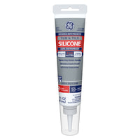 General Electric Clear Silicone Tub & Tile Caulk Sealant 2.8 oz. (Pack of 12)