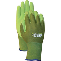 Gardener Rubber Palm Gloves, Green, Medium