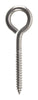 Hampton 3/8 in. x 8 in. L Stainless Steel Lag Thread Eyebolt (Pack of 5) - Deal of The Week