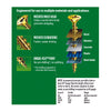 SPAX No. 8 x 1 in. L Phillips/Square Flat Head Yellow Zinc Steel Multi-Purpose Screw 30 each