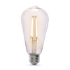 Feit ST19 E26 (Medium) LED Dusk to Dawn Bulb Daylight 60 Watt Equivalence 1 pk