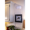 Heath Zenith White Plastic Wired Doorbell with Cover
