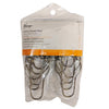 Kenney Chrome Silver Metal Shower Curtain Rings 12 pk