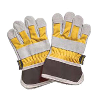 STANLEY Jr. Unisex Indoor/Outdoor Kids Work Gloves Gray/Yellow One Size Fits Most 1 pair (Pack of 6)