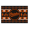 MLB - Baltimore Orioles Script Holiday Sweater Rug - 19in. x 30in.