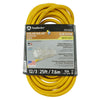 Southwire Outdoor 25 ft. L Yellow Tri-Source Extension Cord 12/3 SJEOOW