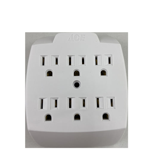 Projex Grounded 6 outlets Adapter 1 pk
