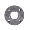 STZ Industries 1-1/2 in. FIP each Black Malleable Iron Floor Flange - Open Box