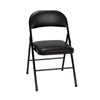 Cosco  Vinyl Seat  Chair  Black (Pack of 4)