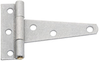 National Hardware 3 in. L Galvanized Steel T Hinge 2 pk