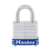 Master Lock 1 in. H X 1-1/8 in. W Laminated Steel 4-Pin Cylinder Exterior Padlock - Deal of The Week