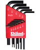 Eklind Hex-L .050 to 1/4 in. SAE L-Handle Hex L-Key Set 11 pc