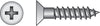 Hillman No. 12 x 1-1/4 in. L Phillips Zinc-Plated Wood Screws 50 pk (Pack of 5)