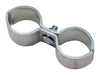 National Hardware Zinc-Plated Silver Steel Non-Welded Gate Pipe Clamp 2 L in.