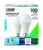 Feit Enhance A21 E26 (Medium) LED Bulb Daylight 100 Watt Equivalence 2 pk