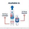 GE Re-New White Silicone Kitchen and Bath Caulk Sealant 9.5 oz (Pack of 12)