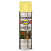Rust-Oleum Professional High Visibility Yellow Inverted Marking Paint 15 oz (Pack of 6).