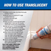 Phenoseal Clear Vinyl All Purpose Adhesive Caulk 5.5 oz (Pack of 15)
