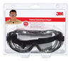 3M Chemical Splash Goggles Clear Lens Black Frame 1 pc