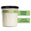 Mrs. Meyer's Clean Day Cottonseed/Soy White Iowa Pine Large Size Candle 7.2 oz. (Pack of 6)