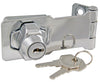 Ultra Hardware Chrome Metal Keyed Bolt Lock