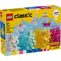 LEGO Classic Magical Transparent Box Building Toy Multi 340 pc