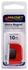 Magnet Source 1.18 in. L X .78 in. W Red Horseshoe Magnet 13 lb. pull 1 pc - Open Box