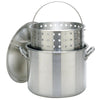 Bayou Classic Aluminum Grill Stockpot with Basket 80 qt 1 pk - Open Box