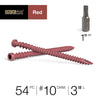 Deck Plus No. 10  x 3 in. L Star Flat Head Composite Deck Screws 1 lb.