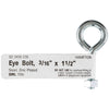 Hampton 3/16 in. x 1-1/2 in. L Zinc-Plated Steel Eyebolt Nut Included (Pack of 10)