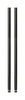 Honey Can Do 36 in. H x 1 in. W x 1 in. D Steel Shelf Pole with Leg Levelers (Pack of 2)