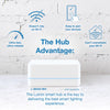 Lutron Caseta White 150 W Wireless Smart-Enabled Dimmer Switch w/Remote Control 1 pk