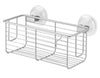 iDesign Classico 3.75 in. H X 5.5 in. W X 9 in. L Silver Shower Basket