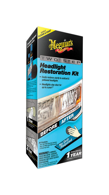 Meguiar's Two Step Headlight Restorer Kit