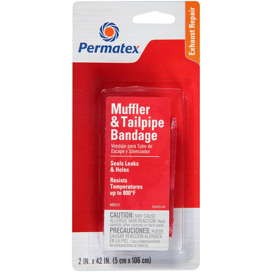 Permatex Muffler and Tailpipe Bandage 84 sq. in. for Exhaust System Holes & Leaks