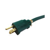 Projex Indoor or Outdoor 25 ft. L Green Triple Outlet Cord 14/3