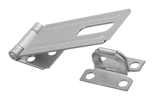 National Hardware Zinc-Plated Steel 4-1/2 in. L Safety Hasp 1 pk
