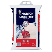 Morton Action Melt Calcium Chloride/Salt Blend Pellet Ice Melt 25 lb