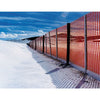Tenax Snow Guard 4 ft. H X 50 ft. L Polyethylene Snow Safety Fence Green