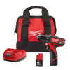 Milwaukee M12 12 V 3/8 in. 1500 RPM Brushed Cordless Compact Drill/Driver Kit