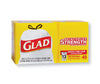 Glad 13 gal. Kitchen Trash Bags Drawstring (Case of 6)