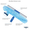 Unger 6 in. Plastic Window Squeegee/Scrubber